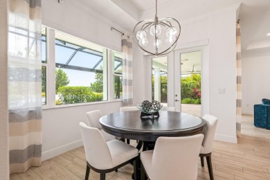 Sleek, smart, and solar-powered--this lavishly upgraded custom on Bent Pine Golf Club in Florida - for sale on GolfHomes.com, golf home, golf lot