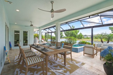 Sleek, smart, and solar-powered--this lavishly upgraded custom on Bent Pine Golf Club in Florida - for sale on GolfHomes.com, golf home, golf lot