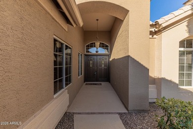 Highly upgraded and exceptionally spacious Marbella model tucked on Tuscany Falls At Pebble Creek in Arizona - for sale on GolfHomes.com, golf home, golf lot