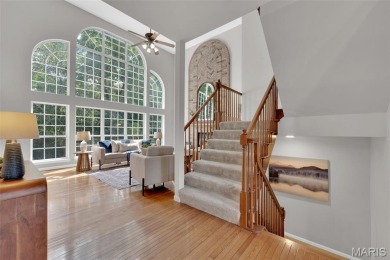 Curb appeal beyond compare! This majestic Winghaven 2-story on Winghaven Country Club in Missouri - for sale on GolfHomes.com, golf home, golf lot