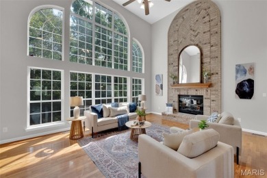 Curb appeal beyond compare! This majestic Winghaven 2-story on Winghaven Country Club in Missouri - for sale on GolfHomes.com, golf home, golf lot