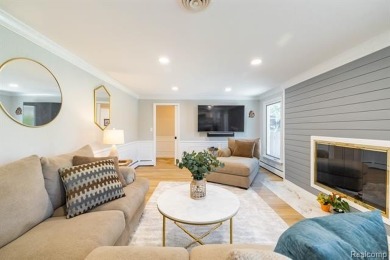 Welcome to this stunning, elegantly updated colonial nestled in on Hilltop Golf Course in Michigan - for sale on GolfHomes.com, golf home, golf lot
