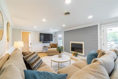 Welcome to this stunning, elegantly updated colonial nestled in on Hilltop Golf Course in Michigan - for sale on GolfHomes.com, golf home, golf lot