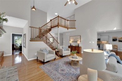 Curb appeal beyond compare! This majestic Winghaven 2-story on Winghaven Country Club in Missouri - for sale on GolfHomes.com, golf home, golf lot