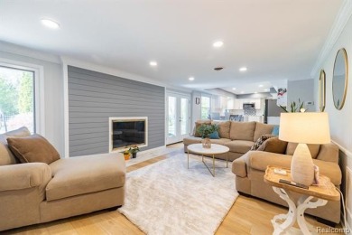 Welcome to this stunning, elegantly updated colonial nestled in on Hilltop Golf Course in Michigan - for sale on GolfHomes.com, golf home, golf lot