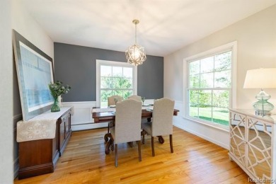 Welcome to this stunning, elegantly updated colonial nestled in on Hilltop Golf Course in Michigan - for sale on GolfHomes.com, golf home, golf lot