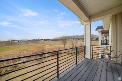 This stunning townhome, nestled against the picturesque Talons on Talons Cove Golf Club in Utah - for sale on GolfHomes.com, golf home, golf lot