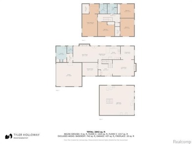 Welcome to this stunning, elegantly updated colonial nestled in on Hilltop Golf Course in Michigan - for sale on GolfHomes.com, golf home, golf lot