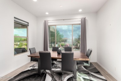 AMAZING RESORT LIVING w/ OPEN WASH VIEWS! Enter this beautifully on Poston Butte Golf Club in Arizona - for sale on GolfHomes.com, golf home, golf lot