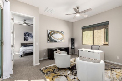 AMAZING RESORT LIVING w/ OPEN WASH VIEWS! Enter this beautifully on Poston Butte Golf Club in Arizona - for sale on GolfHomes.com, golf home, golf lot