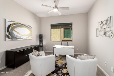 AMAZING RESORT LIVING w/ OPEN WASH VIEWS! Enter this beautifully on Poston Butte Golf Club in Arizona - for sale on GolfHomes.com, golf home, golf lot