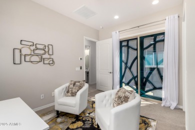AMAZING RESORT LIVING w/ OPEN WASH VIEWS! Enter this beautifully on Poston Butte Golf Club in Arizona - for sale on GolfHomes.com, golf home, golf lot
