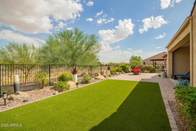 AMAZING RESORT LIVING w/ OPEN WASH VIEWS! Enter this beautifully on Poston Butte Golf Club in Arizona - for sale on GolfHomes.com, golf home, golf lot