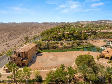 An exceptional opportunity to own one of the few true lakefront on South Shore At Lake Las Vegas in Nevada - for sale on GolfHomes.com, golf home, golf lot