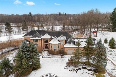 Discover unparalleled luxury and craftsmanship in this stunning on Bruce Hills Golf Course in Michigan - for sale on GolfHomes.com, golf home, golf lot