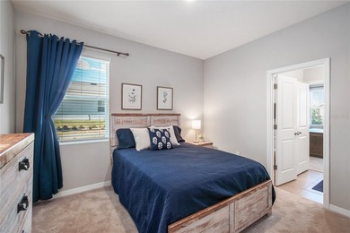 Built in 2023, this eye-catching home has plenty of curb appeal on Trilogy at Ocala Preserve in Florida - for sale on GolfHomes.com, golf home, golf lot