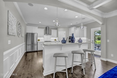 Stunning Coastal Craftsman Style 5 Bedroom, 3 Bath Home located on Beau Rivage Golf and Resort in North Carolina - for sale on GolfHomes.com, golf home, golf lot