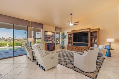 Exceptional location on a peaceful, premium interior golf course on Tuscany Falls At Pebble Creek in Arizona - for sale on GolfHomes.com, golf home, golf lot