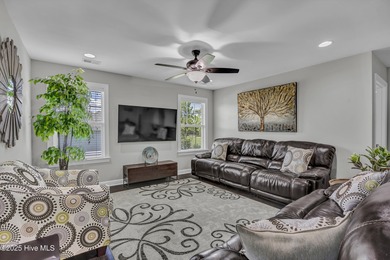 Stunning Coastal Craftsman Style 5 Bedroom, 3 Bath Home located on Beau Rivage Golf and Resort in North Carolina - for sale on GolfHomes.com, golf home, golf lot