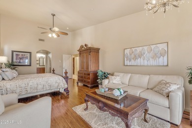 Exceptional location on a peaceful, premium interior golf course on Tuscany Falls At Pebble Creek in Arizona - for sale on GolfHomes.com, golf home, golf lot