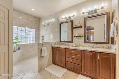 Exceptional location on a peaceful, premium interior golf course on Tuscany Falls At Pebble Creek in Arizona - for sale on GolfHomes.com, golf home, golf lot