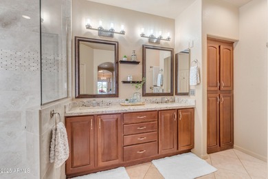 Exceptional location on a peaceful, premium interior golf course on Tuscany Falls At Pebble Creek in Arizona - for sale on GolfHomes.com, golf home, golf lot