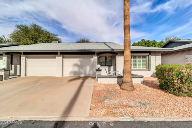 This charming townhome, nestled within a vibrant 55+ active on Sunland Village East Golf Course in Arizona - for sale on GolfHomes.com, golf home, golf lot