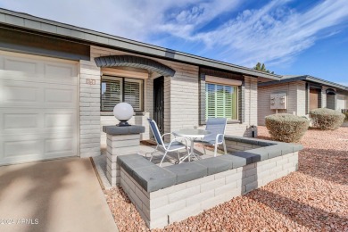 This charming townhome, nestled within a vibrant 55+ active on Sunland Village East Golf Course in Arizona - for sale on GolfHomes.com, golf home, golf lot