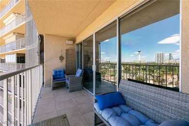 Experience elevated living in this 9th-floor high-rise unit on Las Vegas Country Club in Nevada - for sale on GolfHomes.com, golf home, golf lot