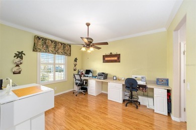 The perfect Hanover 3 Bedroom 2 bath Golf course home is just on Eagle Ridge At Spruce Creek Country Club in Florida - for sale on GolfHomes.com, golf home, golf lot