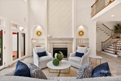 Mediterranean elegance meets luxury living in this stately on TPC at Piper Glen in North Carolina - for sale on GolfHomes.com, golf home, golf lot