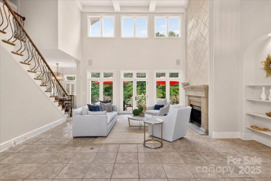 Mediterranean elegance meets luxury living in this stately on TPC at Piper Glen in North Carolina - for sale on GolfHomes.com, golf home, golf lot