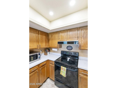 Welcome to this nicely furnished patio home in the popular 55+ on Fountain of the Sun Country Club in Arizona - for sale on GolfHomes.com, golf home, golf lot