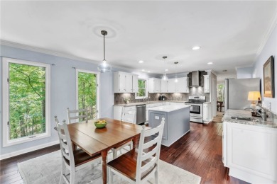 Beautiful seasonal water views! Located on 2 lots on a quiet on Keowee Key Golf and Country Club in South Carolina - for sale on GolfHomes.com, golf home, golf lot