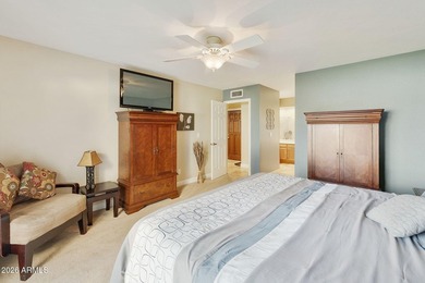 Welcome to this nicely furnished patio home in the popular 55+ on Fountain of the Sun Country Club in Arizona - for sale on GolfHomes.com, golf home, golf lot