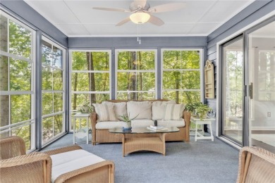 Beautiful seasonal water views! Located on 2 lots on a quiet on Keowee Key Golf and Country Club in South Carolina - for sale on GolfHomes.com, golf home, golf lot