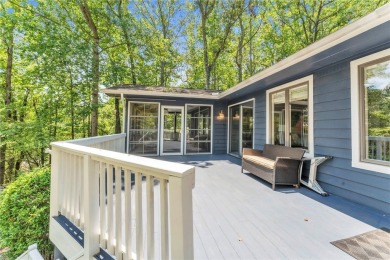 Beautiful seasonal water views! Located on 2 lots on a quiet on Keowee Key Golf and Country Club in South Carolina - for sale on GolfHomes.com, golf home, golf lot