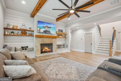 Custom Built in 2021, Master on Main, Level Wooded Backyard on on Royal Lakes Golf and Country Club in Georgia - for sale on GolfHomes.com, golf home, golf lot
