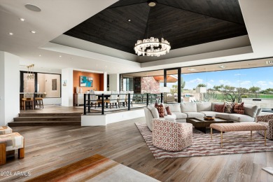 This home was reimagined by the talented designer, Betty Duff on Desert Mountain Club - Apache Golf Course in Arizona - for sale on GolfHomes.com, golf home, golf lot