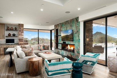 This home was reimagined by the talented designer, Betty Duff on Desert Mountain Club - Apache Golf Course in Arizona - for sale on GolfHomes.com, golf home, golf lot