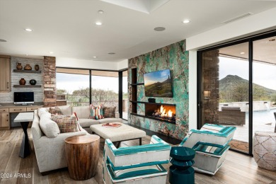 This home was reimagined by the talented designer, Betty Duff on Desert Mountain Club - Apache Golf Course in Arizona - for sale on GolfHomes.com, golf home, golf lot