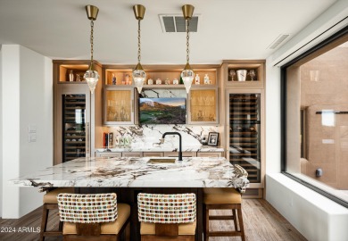 This home was reimagined by the talented designer, Betty Duff on Desert Mountain Club - Apache Golf Course in Arizona - for sale on GolfHomes.com, golf home, golf lot