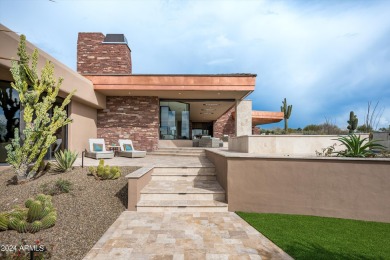 This home was reimagined by the talented designer, Betty Duff on Desert Mountain Club - Apache Golf Course in Arizona - for sale on GolfHomes.com, golf home, golf lot