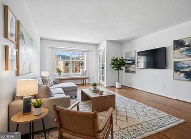 Perched on the top floor and overlooking the sparkling community on North Fulton Golf Course in Georgia - for sale on GolfHomes.com, golf home, golf lot