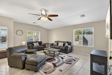 Located in the highly sought-after Johnson Ranch community, this on The Golf Club At Johnson Ranch in Arizona - for sale on GolfHomes.com, golf home, golf lot