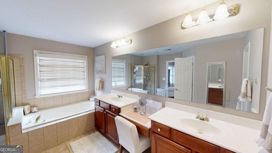 This 4 bedroom 2.5 bath home offers the perfect blend of comfort on Mirror Lake Golf Club in Georgia - for sale on GolfHomes.com, golf home, golf lot