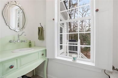 This thoughtfully designed farmhouse blends timeless character on Fords Colony Country Club in Virginia - for sale on GolfHomes.com, golf home, golf lot