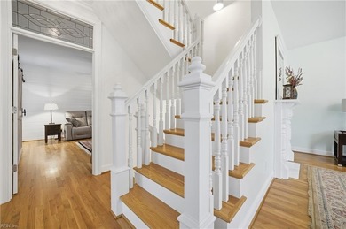 This thoughtfully designed farmhouse blends timeless character on Fords Colony Country Club in Virginia - for sale on GolfHomes.com, golf home, golf lot