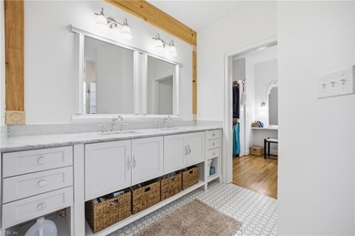 This thoughtfully designed farmhouse blends timeless character on Fords Colony Country Club in Virginia - for sale on GolfHomes.com, golf home, golf lot