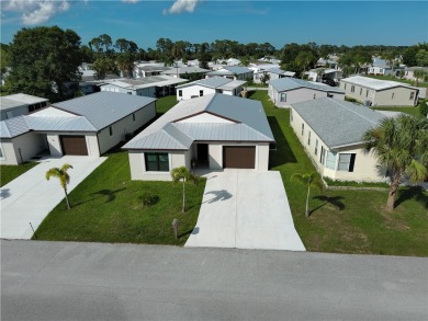 Step into this 2023 Newly Built home on a Land Lease for $831 a on Spanish Lakes Fairways in Florida - for sale on GolfHomes.com, golf home, golf lot